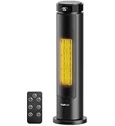 FLANUR 1500W Tower Indoor Space Heater for Home with Programmable Thermostat, 12H Timer &amp; Remote ...