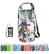 OMGear Waterproof Dry Bag Backpack Phone Pouch 40L/30L/20L/10L/5L Floating Dry Sack for Kayaking ...