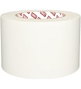 SWRT 3-Inch Wide White Masking Tape, 1 Roll x 55 Yards, Clean Removal