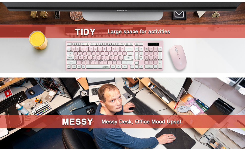 wireless keyboard mouse combo 4