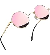 Joopin Hippie Round Sunglasses for Women Men Circle Sun Glasses UV400 Protection