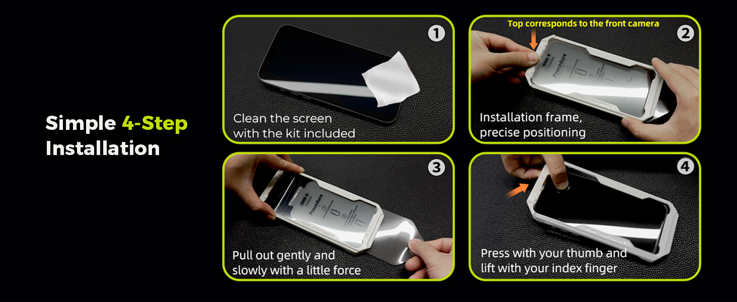3 Pack Designed for iPhone 17 pro max Screen Protector with Installation Frame