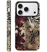 for iPhone 17 Pro Max Vintage Leopard Phone Case, Hybrid Durable Protection Cover, Hard Shell wit...