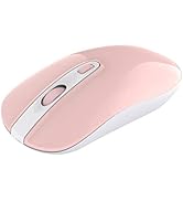 cimetech Wireless Computer Mouse, 2.4G Slim Cordless Mouse Less Noise for Laptop Ergonomic Optica...