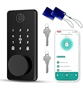 ?IBLOG Smart Lock Keyless Entry Door Lock – Fingerprint &amp; Keypad Deadbolt, Auto-Lock, App Control...
