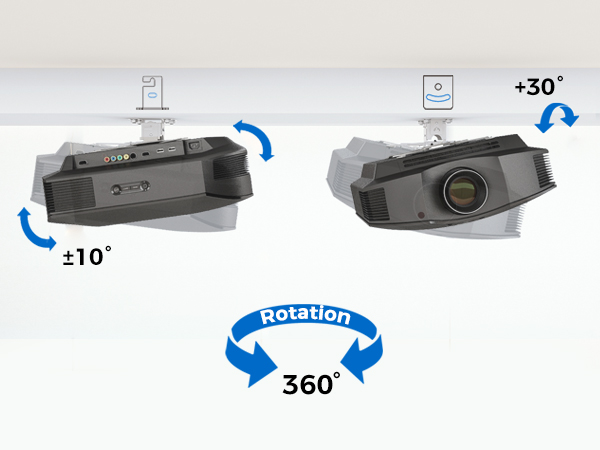 Universal Adjustable Ceiling Projector Mount
