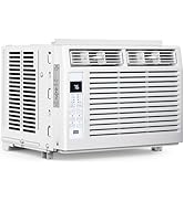 Electactic 6,000 BTU Window Air Conditioner, Window AC Unit with Cooling, Dry Function, 4 Fan Spe...