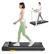 UREVO Walking Pad, Treadmills for Home Small, Under Desk Treadmill with 300 Lbs Capacity, APP Sup...