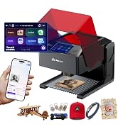 AlgoLaser 10W Portable Laser Engraver Machine: Smart Laser Engraver/Cutter with 3.5" Touchscreen ...