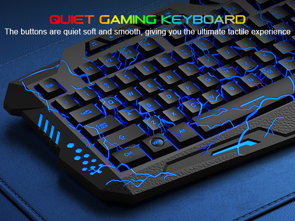 ergonomic gaming keyboard and mouse