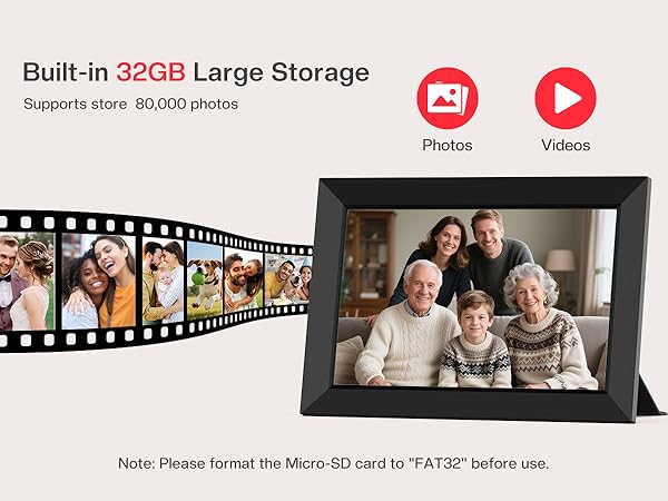 frameo digital frame wifi picture photo video share moment from phone