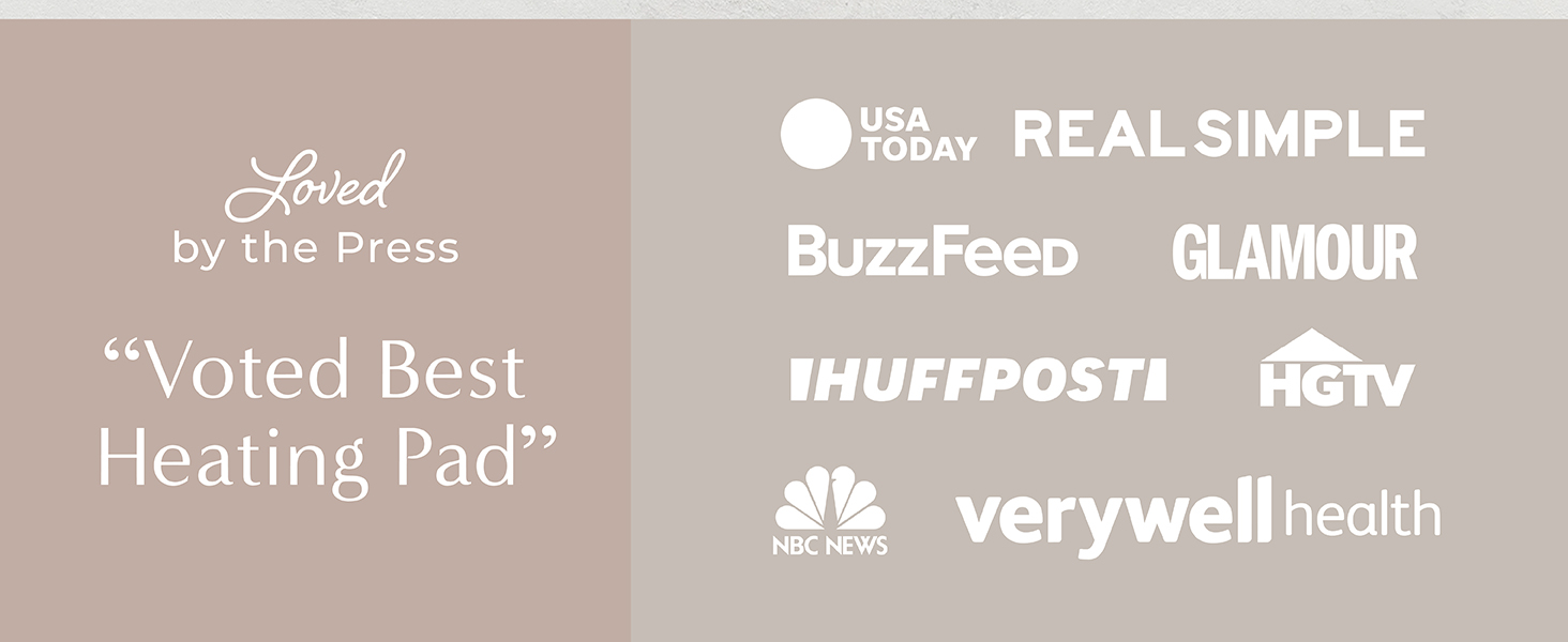 pure enrichment pure radiance voted best heating pad loved by the press reviews and ratings