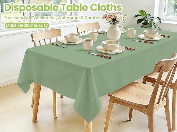 Sage Green tablecloth