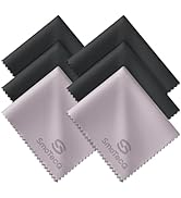 SmoTecQ 6 Pack Premium Microfiber Glasses Cleaning Cloths - Ultra Soft &amp; Scratch Free for Eyeglas...
