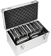GLOTRENDS B10 10-slot Storage Box for 3.5 Inch Internal Hard Disk, Portable Design for Carrying a...