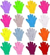 Glooarm 16 Pairs Kids Gloves Winter Boys or Girls Gloves Children's Warm Knit Magic Gloves Bulk f...