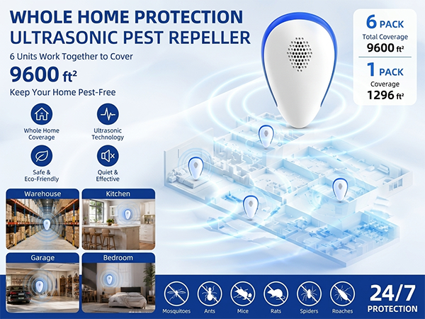 pest repellent ultrasonic plug in