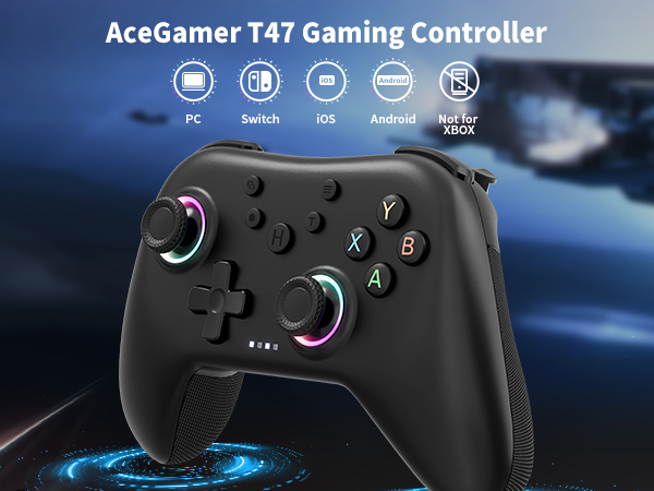 AceGamer 2.4G Wireless Bluetooth Controller