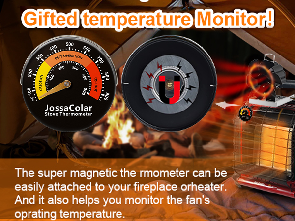wood burning stove fan