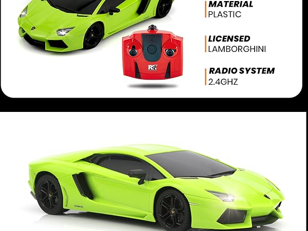 lamborghini remote control car green 3 phone