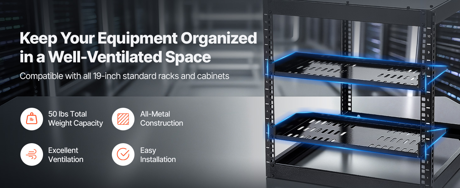 server rack shelf