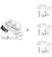 PRT Mini-Sticker Printer with 10 Rolls Sticker Paper