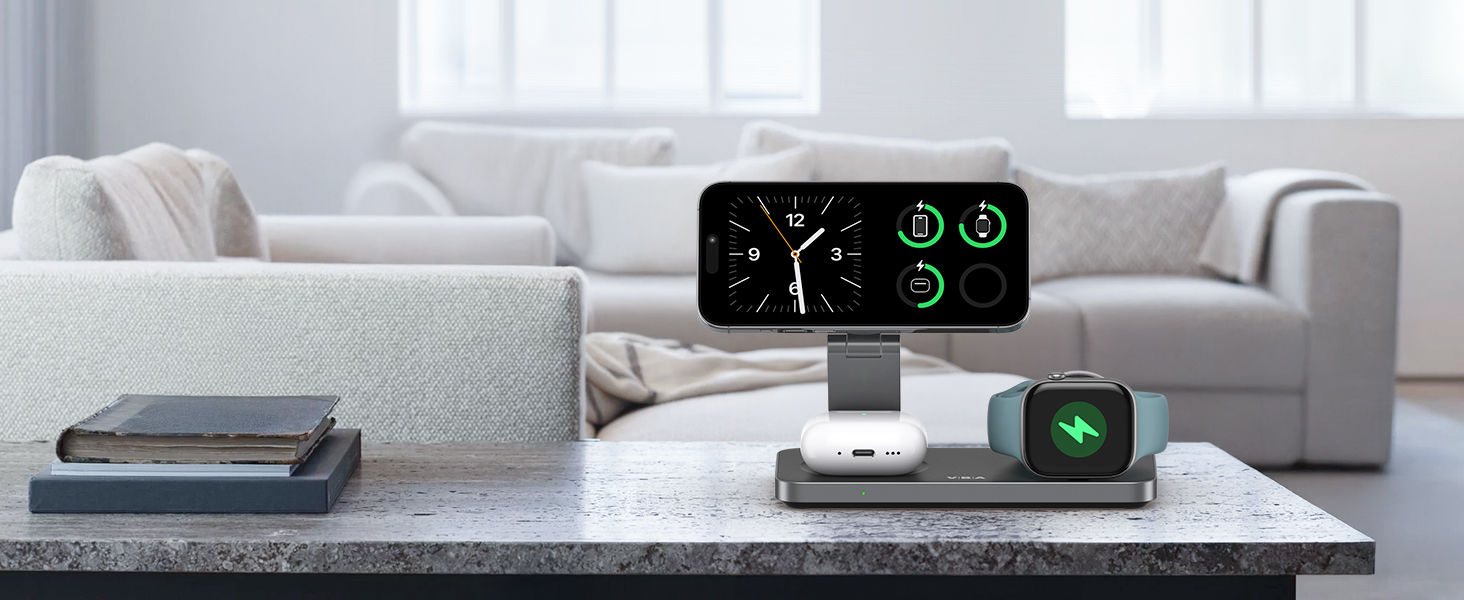 3 in 1 wireless charging station