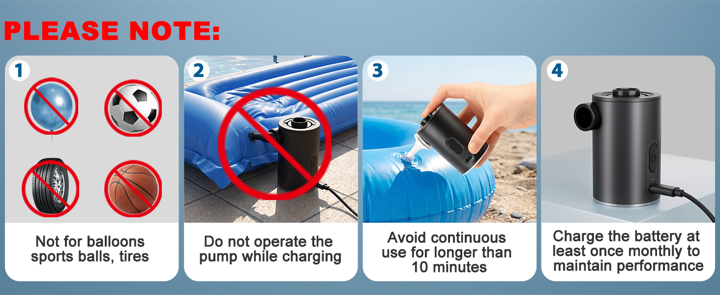 air pump for pool floats