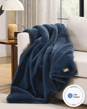 faux fur throw blanket