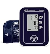 A&amp;D Medical Deluxe Upper Arm Blood Pressure Monitor with Bluetooth (UA-651BLE)