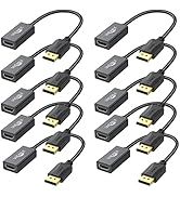 DisplayPort to HDMI Adapter, 10-Pack, Display Port DP to HDMI Adapter Cable Male to Female Compat...