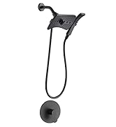 BRIGHT SHOWERS Shower Faucet Set, Shower Valve Trim Kit, Shower System 4-Spray Rainfall Shower He...