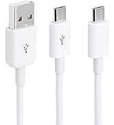 CERRXIAN 3Ft USB 2.0 Type A Male to 2 Micro USB Male Splitter Y Data Charge Connector Adapter Cab...