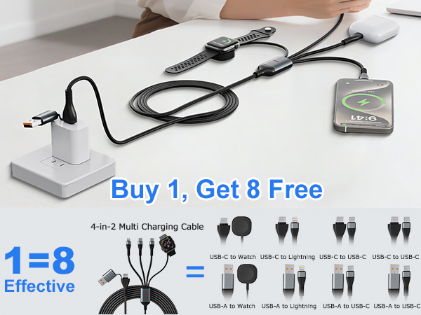 multi charging cable appel watch