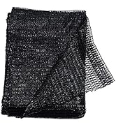 40%-55% Black Sun Shade Cloth 6.5' x 10' UV Resistant Mesh Net for Garden Flower Plant Greenhouse...