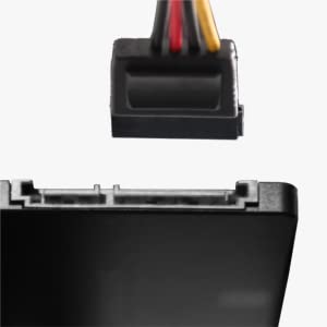  3-Pack 4 Pin Molex to SATA Power Cable (SATA to Molex) - 6 Inches…