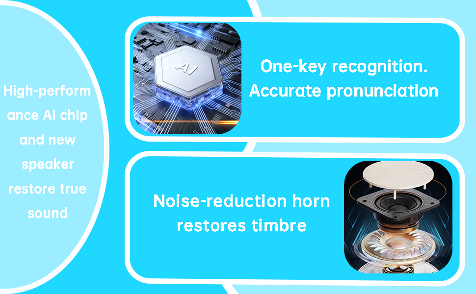 AI delivers exceptionally precise pronunciation,