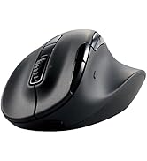 ELECOM Ergonomic Mouse, Wired, Wireless, Bluetooth, Rechageable, Silent 8 Customize Buttons, 1000...