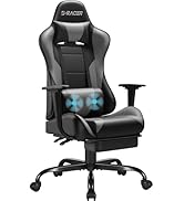 Homall Gaming Chair Massage Computer Office Chair Ergonomic Desk Chair with Footrest Racing Execu...
