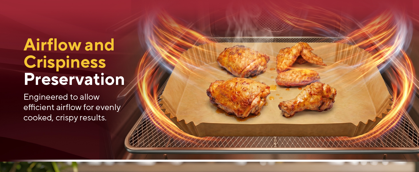 air fryer airfryer peper liners ninja foodi smart XL grill disposable parchment nonstick heat safe