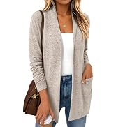 LILLUSORY Cardigan for Women Lightweight Cardigans Fall Fashion Outfits | Open Front Long Cardiga...
