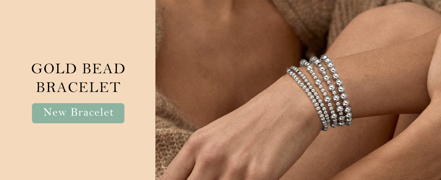 gold bead bracelets