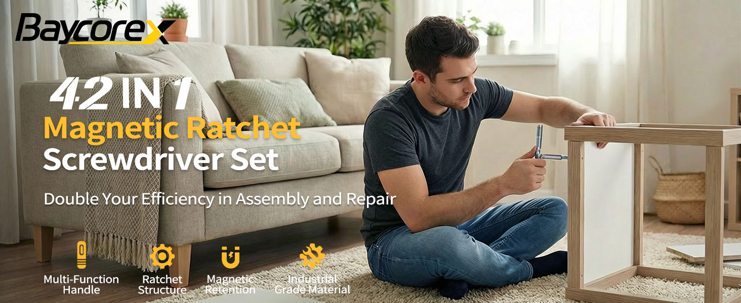 34 in 1 Magnetic Screwdriver Set