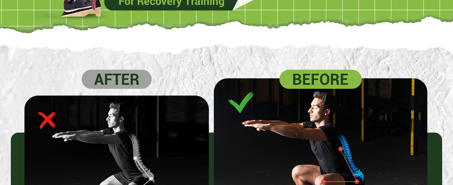 heel wedge for squats