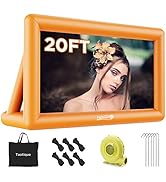 Outdoor Movie Screen, Taotique 20 Feet Inflatable Projector Screen Large Video Projection Screens...