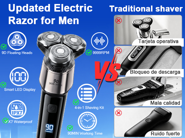 Updated Electric Razor for Men