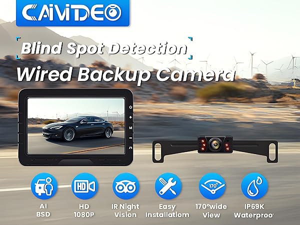 wired backup camera