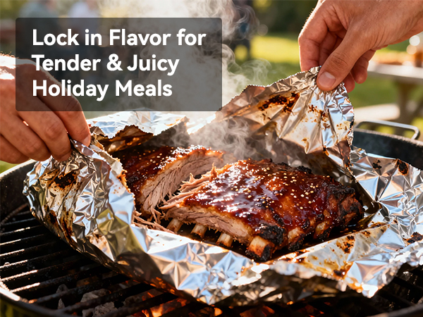 BBQ aluminum paper heavy duty