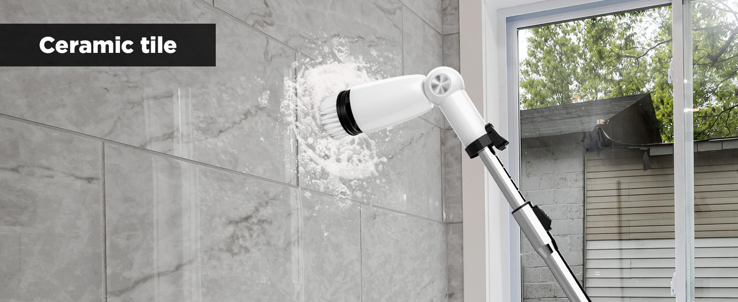 electric spin scrubber brush power brush floor scrubber