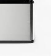 LINSSEN Stainless Steel Hanging Trash Can with Lid and Inner Bucket, 1 Gallon Kitchen Compost Bin...